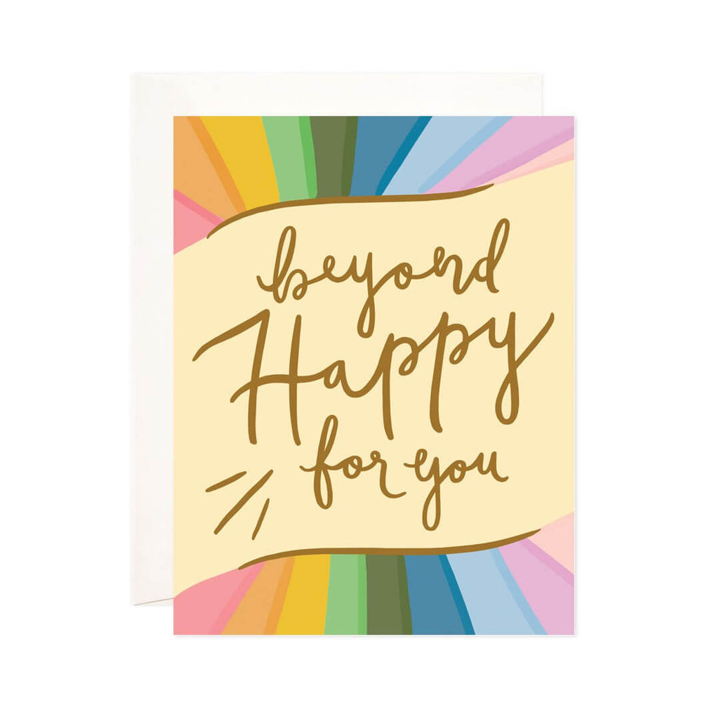 Bloomwolf Studio - Beyond Happy Greeting Card