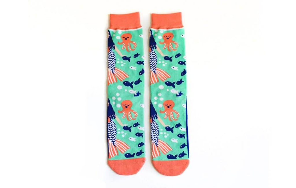 Women's Socks- Swim Mermaid