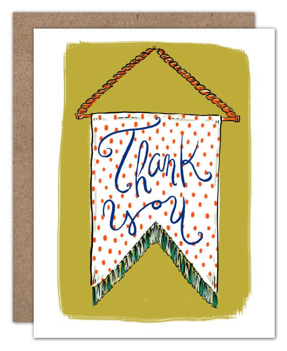 Olive & Co- Thank You Greeting Card
