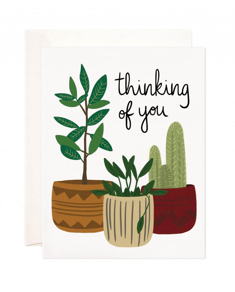 Bloomwolf Studio - Potted Plants Greeting Card