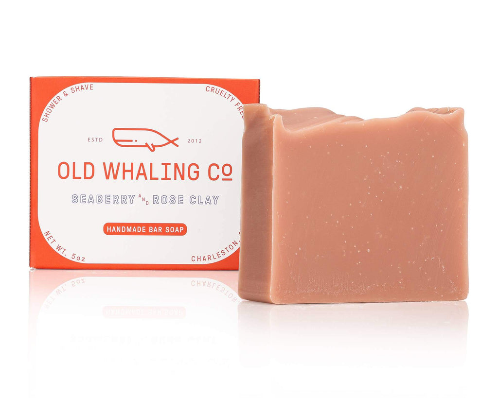Old Whaling Company - Seaberry + Rose Clay Bar Soap
